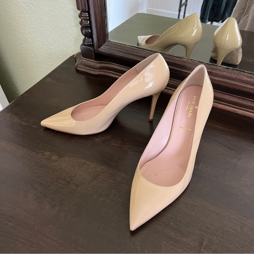 Excellent Condition | Classic Kate Spade Nude Stiletto 4" Pumps
